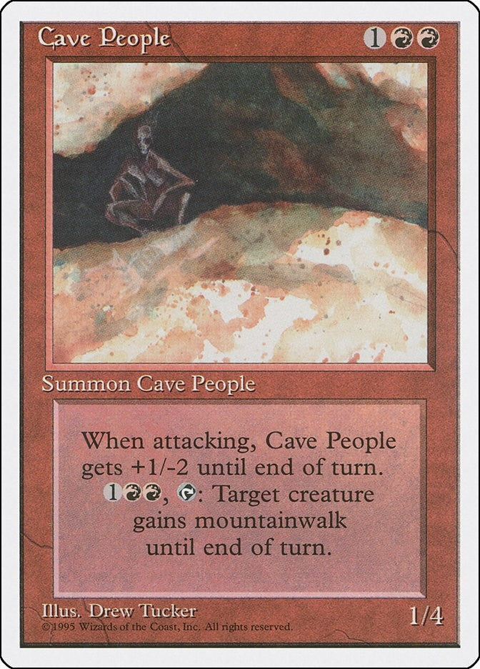 Image for Cave People [Fourth Edition] - Magic: The Gathering