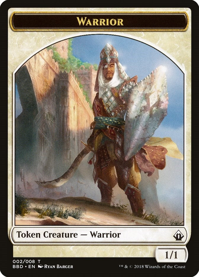 Image for Warrior Token (2) [Battlebond] - Magic: The Gathering
