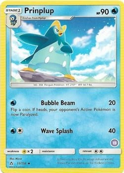 Image for Prinplup (13) (33/156) [SM Trainer Kit: Alolan Sandslash & Alolan Ninetales] - Pokemon