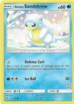 Image for Alolan Sandshrew (14) (19/145) [SM Trainer Kit: Alolan Sandslash & Alolan Ninetales] - Pokemon