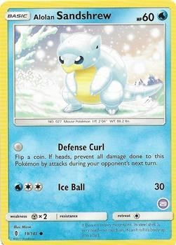 Image for Alolan Sandshrew (29) (19/145) [SM Trainer Kit: Alolan Sandslash & Alolan Ninetales] - Pokemon