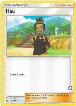 Image for Hau (19) (Alolan Sandslash Half-Deck) (120/149) [SM Trainer Kit: Alolan Sandslash & Alolan Ninetales] - Pokemon