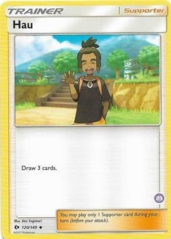Image for Hau (23) (Alolan Sandslash Half-Deck) (120/149) [SM Trainer Kit: Alolan Sandslash & Alolan Ninetales] - Pokemon