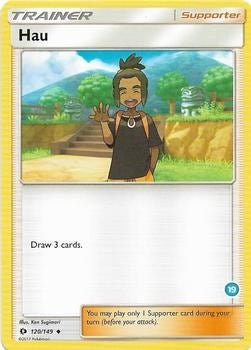 Image for Hau (19) (Alolan Ninetales Half-Deck) (120/149) [SM Trainer Kit: Alolan Sandslash & Alolan Ninetales] - Pokemon