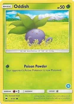 Image for Oddish (11) (4/147) [SM Trainer Kit: Alolan Sandslash & Alolan Ninetales] - Pokemon