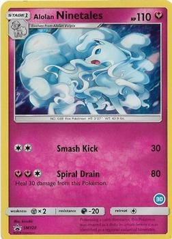 Image for Alolan Ninetales (30) (SM128) [SM Trainer Kit: Alolan Sandslash & Alolan Ninetales] - Pokemon