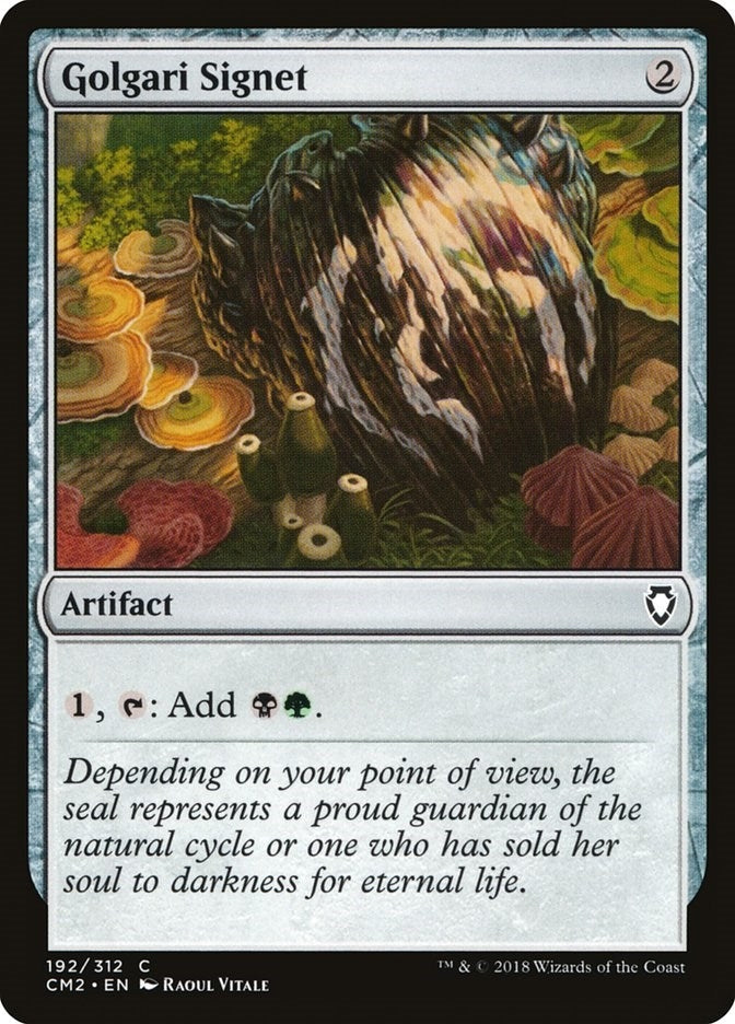 Image for Golgari Signet (192) (192) [Commander Anthology Volume II] - Magic: The Gathering