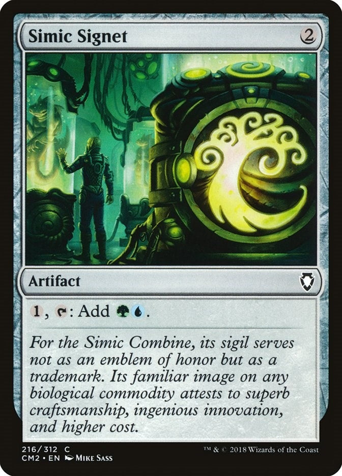 Image for Simic Signet (216) (216) [Commander Anthology Volume II] - Magic: The Gathering