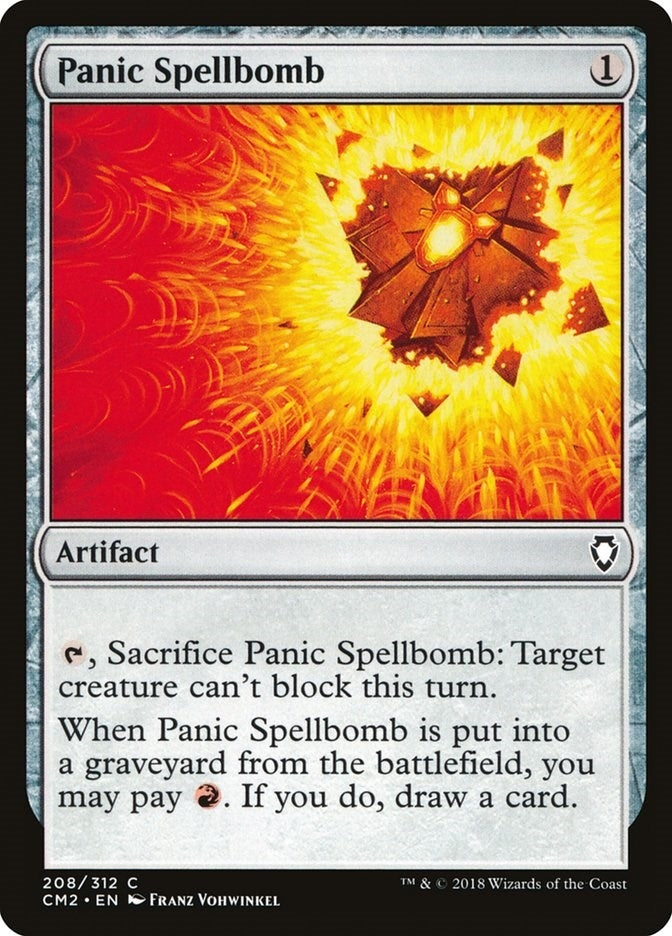 Image for Panic Spellbomb (208) [Commander Anthology Volume II] - Magic: The Gathering