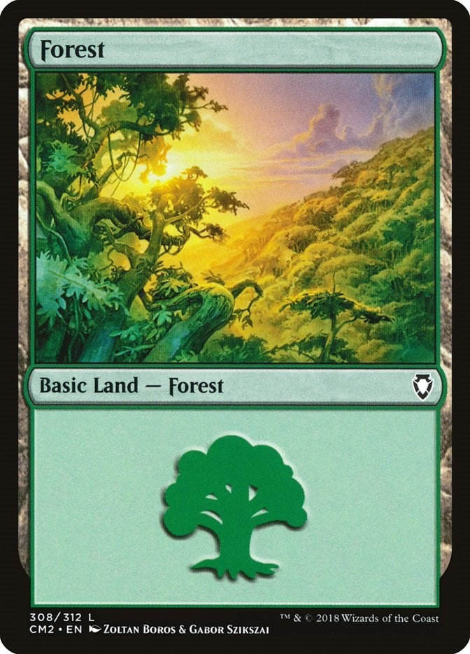 Image for Forest (308) (308) [Commander Anthology Volume II] - Magic: The Gathering
