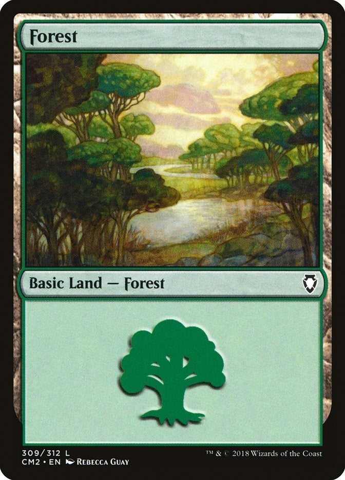 Image for Forest (309) (309) [Commander Anthology Volume II] - Magic: The Gathering