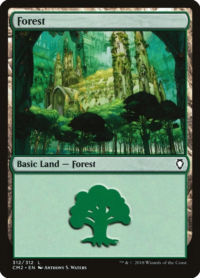 Image for Forest (312) (312) [Commander Anthology Volume II] - Magic: The Gathering