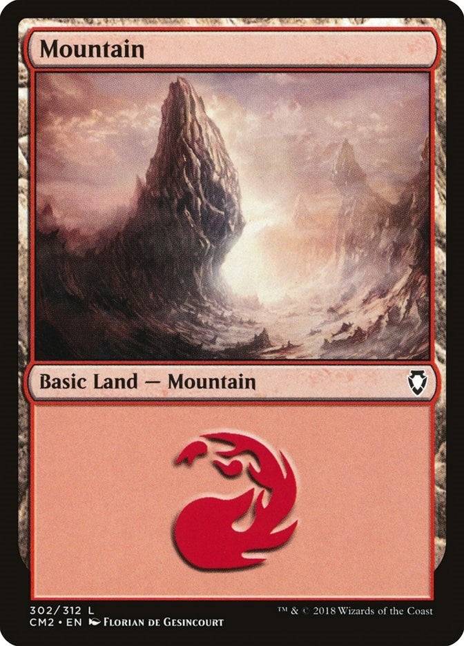 Image for Mountain (302) (302) [Commander Anthology Volume II] - Magic: The Gathering