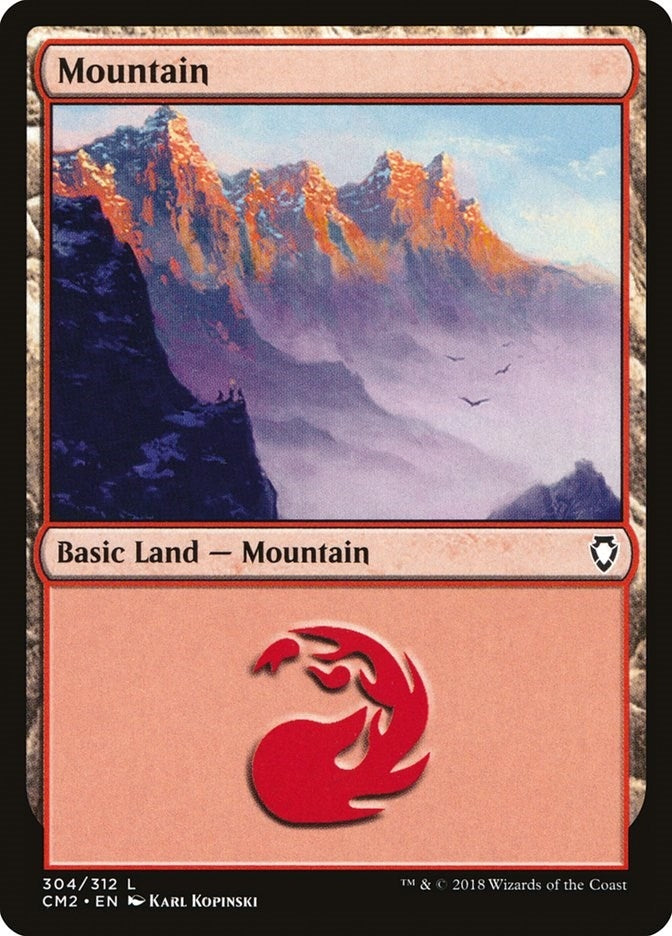 Image for Mountain (304) (304) [Commander Anthology Volume II] - Magic: The Gathering