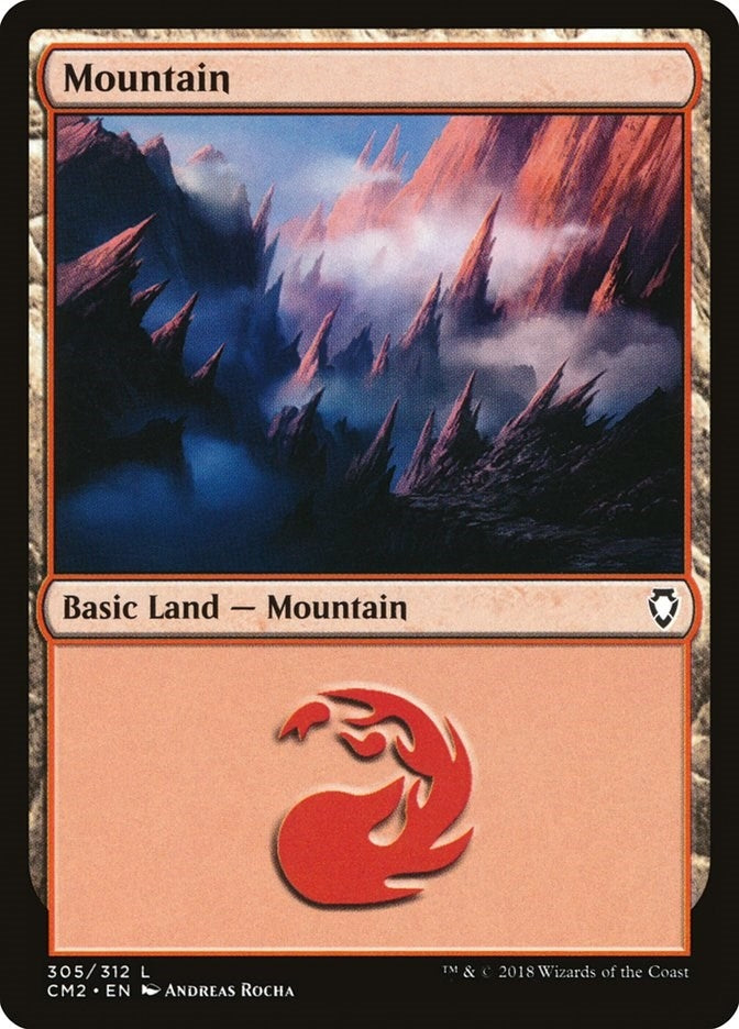 Image for Mountain (305) (305) [Commander Anthology Volume II] - Magic: The Gathering
