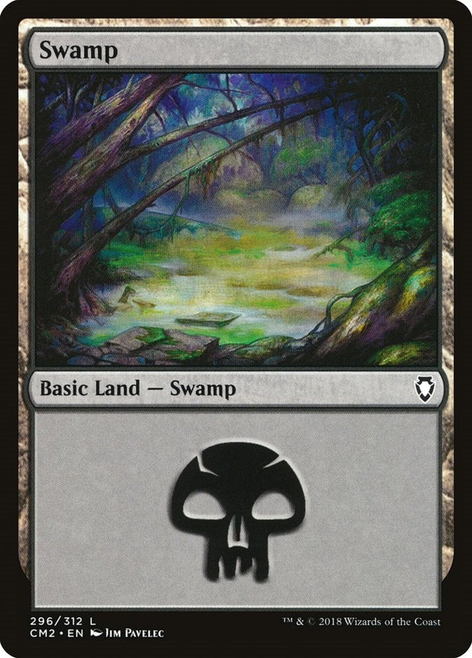 Image for Swamp (296) (296) [Commander Anthology Volume II] - Magic: The Gathering