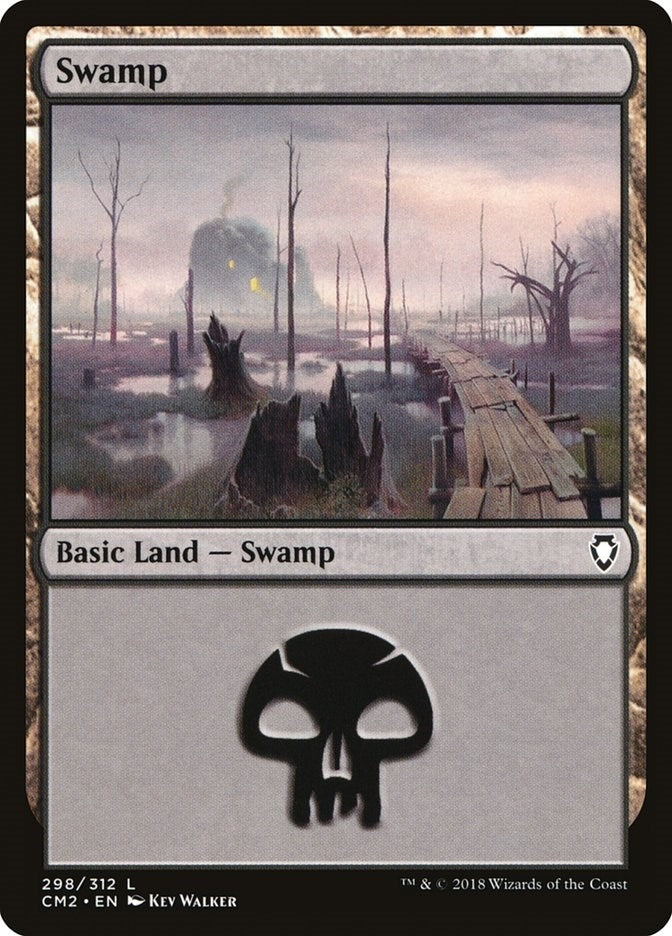 Image for Swamp (298) (298) [Commander Anthology Volume II] - Magic: The Gathering