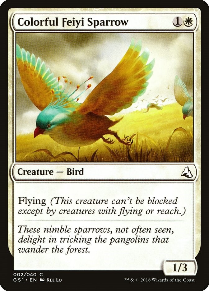 Image for Colorful Feiyi Sparrow (2) [Global Series Jiang Yanggu & Mu Yanling] - Magic: The Gathering
