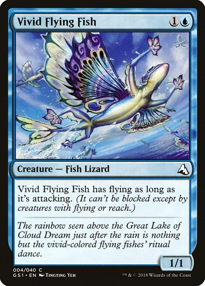 Image for Vivid Flying Fish (4) [Global Series Jiang Yanggu & Mu Yanling] - Magic: The Gathering
