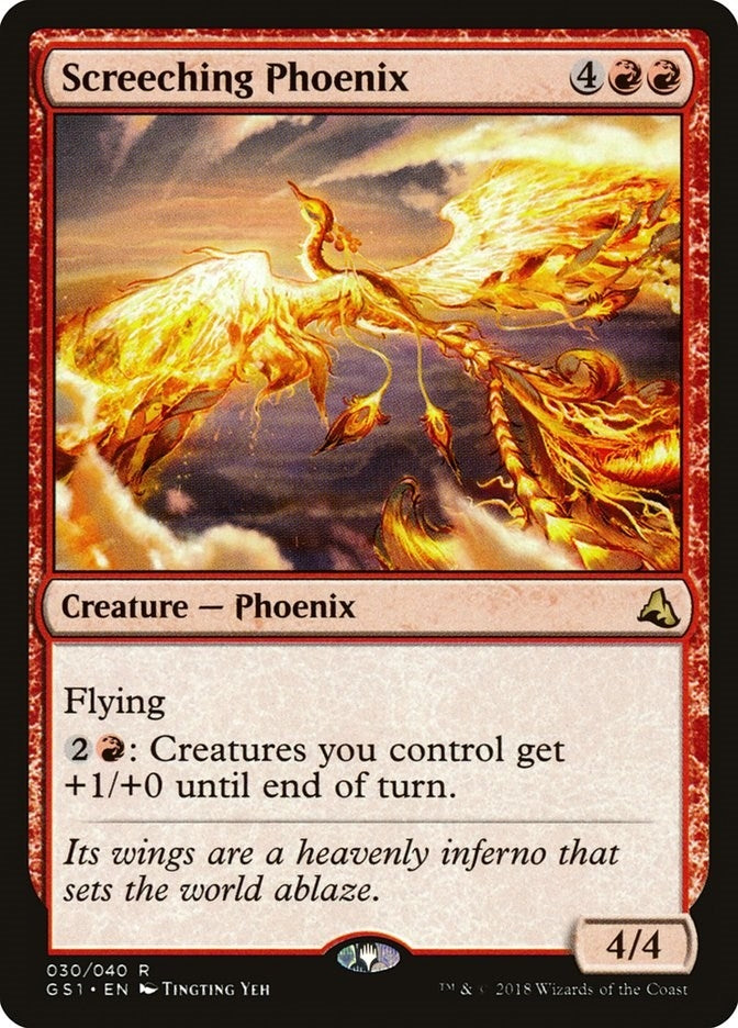 Image for Screeching Phoenix (30) [Global Series Jiang Yanggu & Mu Yanling] - Magic: The Gathering