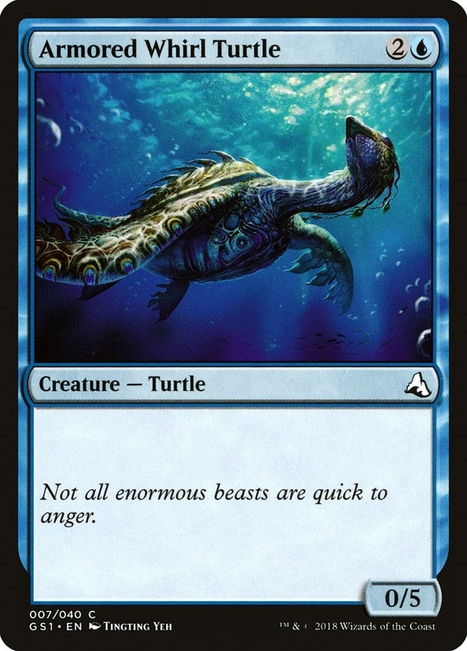 Image for Armored Whirl Turtle (7) [Global Series Jiang Yanggu & Mu Yanling] - Magic: The Gathering