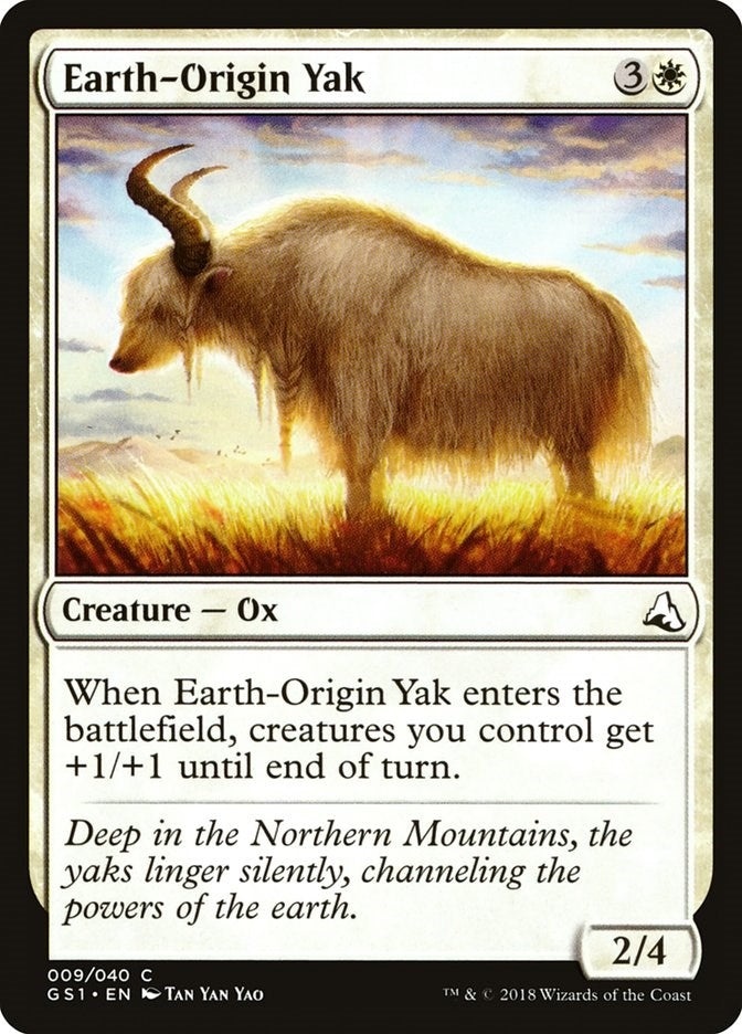 Image for Earth-Origin Yak (9) [Global Series Jiang Yanggu & Mu Yanling] - Magic: The Gathering