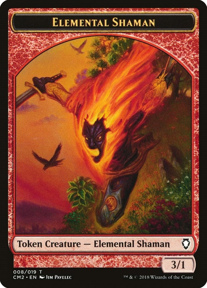 Image for Elemental Shaman Token (8) [Commander Anthology Volume II] - Magic: The Gathering