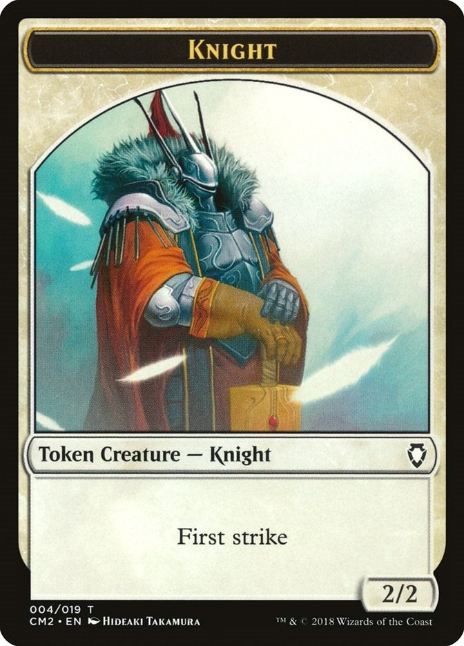 Image for Knight Token (4) [Commander Anthology Volume II] - Magic: The Gathering
