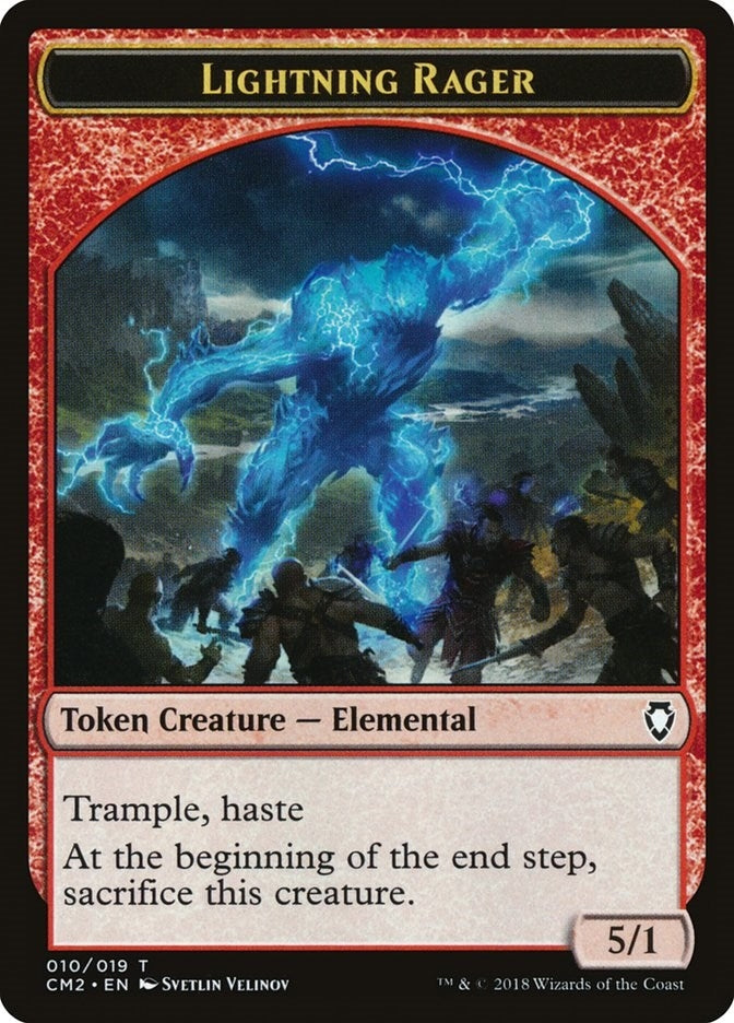 Image for Lightning Rager Token (10) [Commander Anthology Volume II] - Magic: The Gathering