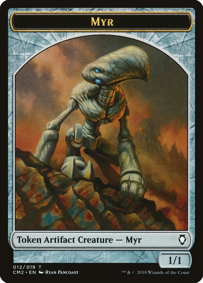Image for Myr Token (12) [Commander Anthology Volume II] - Magic: The Gathering
