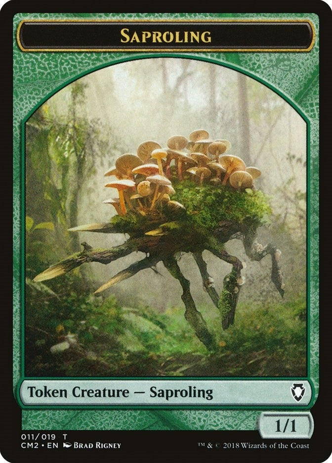 Image for Saproling Token (11) [Commander Anthology Volume II] - Magic: The Gathering