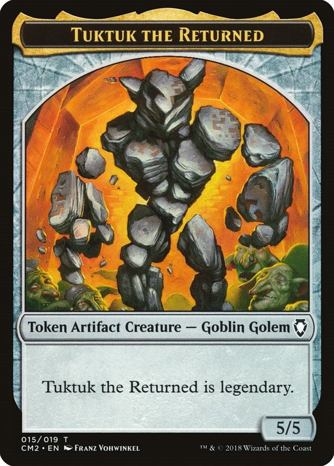 Image for Tuktuk the Returned Token (15) [Commander Anthology Volume II] - Magic: The Gathering