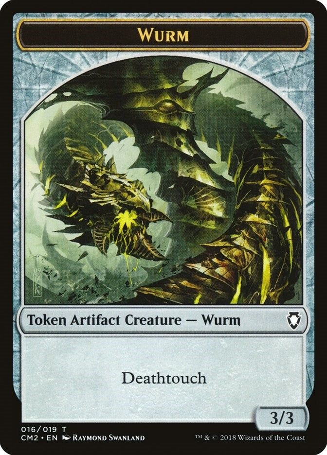 Image for Wurm Token (Deathtouch) (16) [Commander Anthology Volume II] - Magic: The Gathering