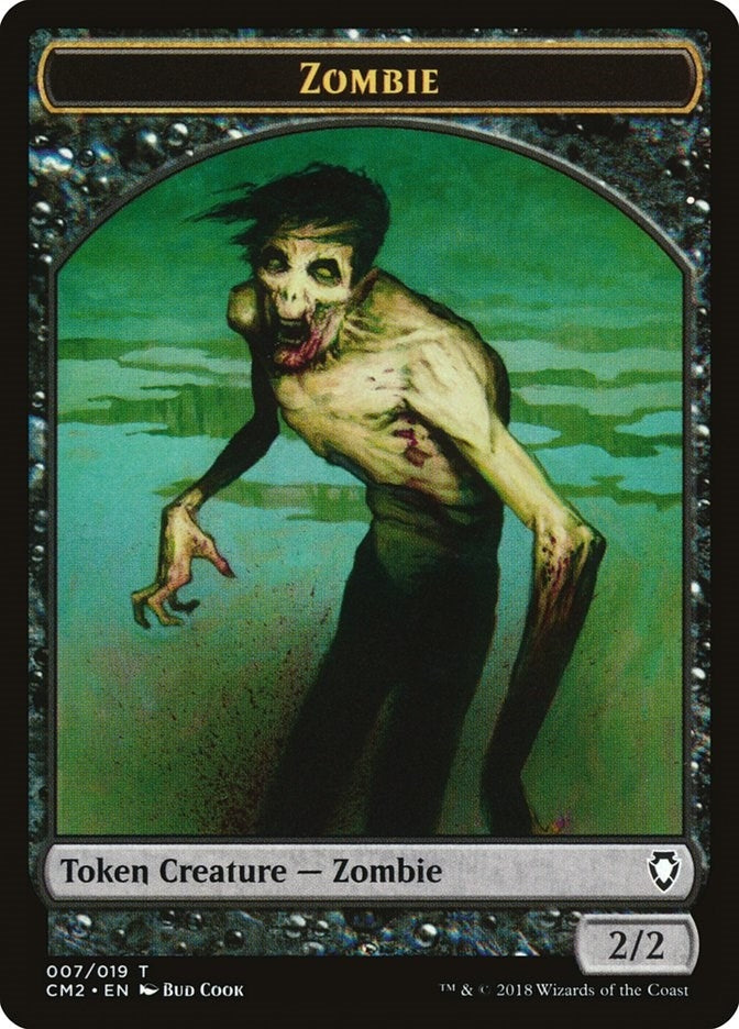Image for Zombie Token (7) [Commander Anthology Volume II] - Magic: The Gathering