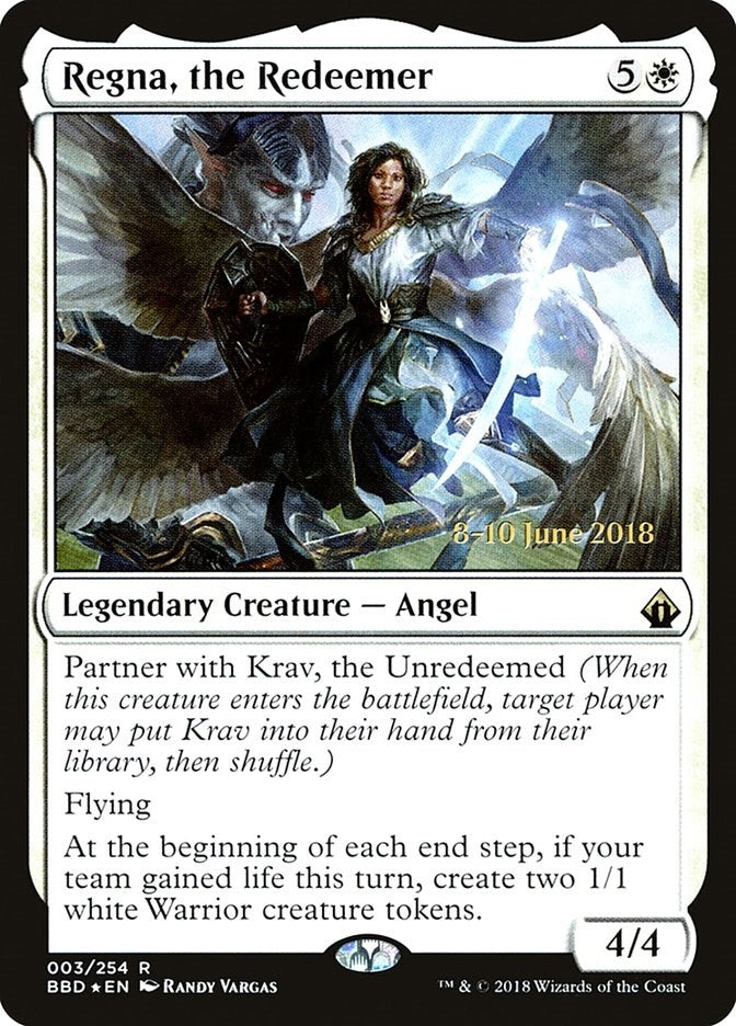 Image for Regna, the Redeemer (3) [Launch Party & Release Event Promos] - Magic: The Gathering