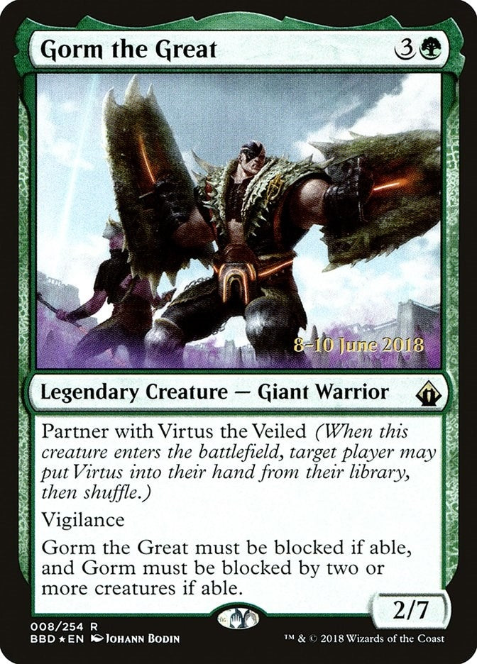 Image for Gorm the Great (8) [Launch Party & Release Event Promos] - Magic: The Gathering