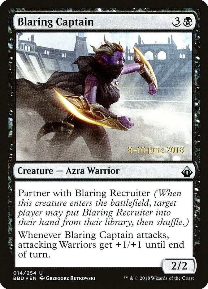 Image for Blaring Captain (14) [Launch Party & Release Event Promos] - Magic: The Gathering