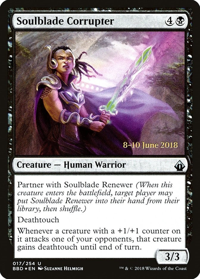 Image for Soulblade Corrupter (17) [Launch Party & Release Event Promos] - Magic: The Gathering