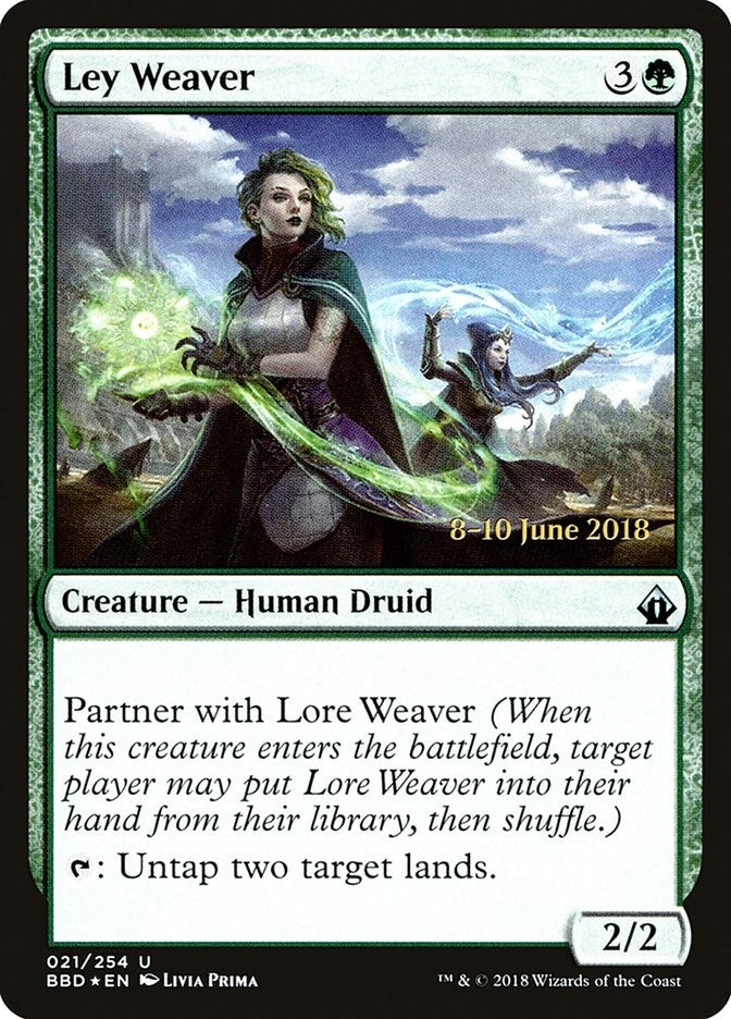 Image for Ley Weaver (21) [Launch Party & Release Event Promos] - Magic: The Gathering