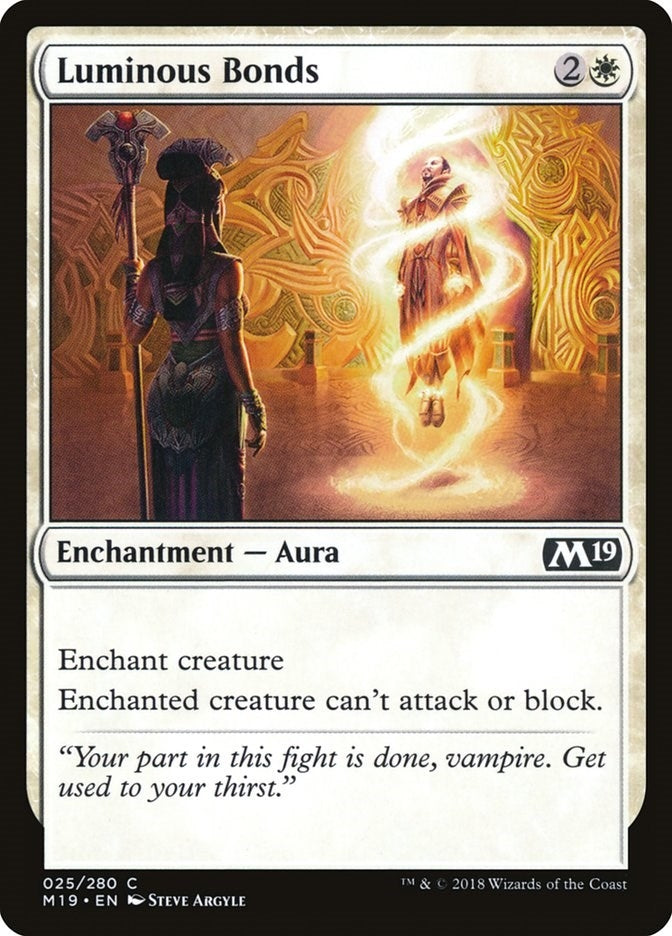 Image for Luminous Bonds (25) [Core Set 2019] - Magic: The Gathering