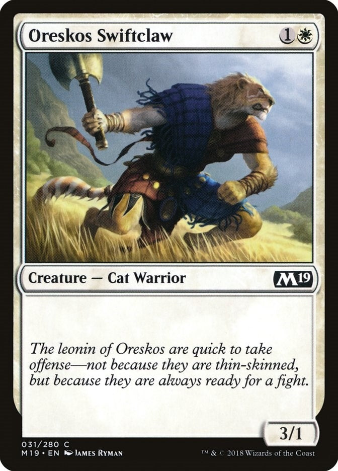 Image for Oreskos Swiftclaw (31) [Core Set 2019] - Magic: The Gathering