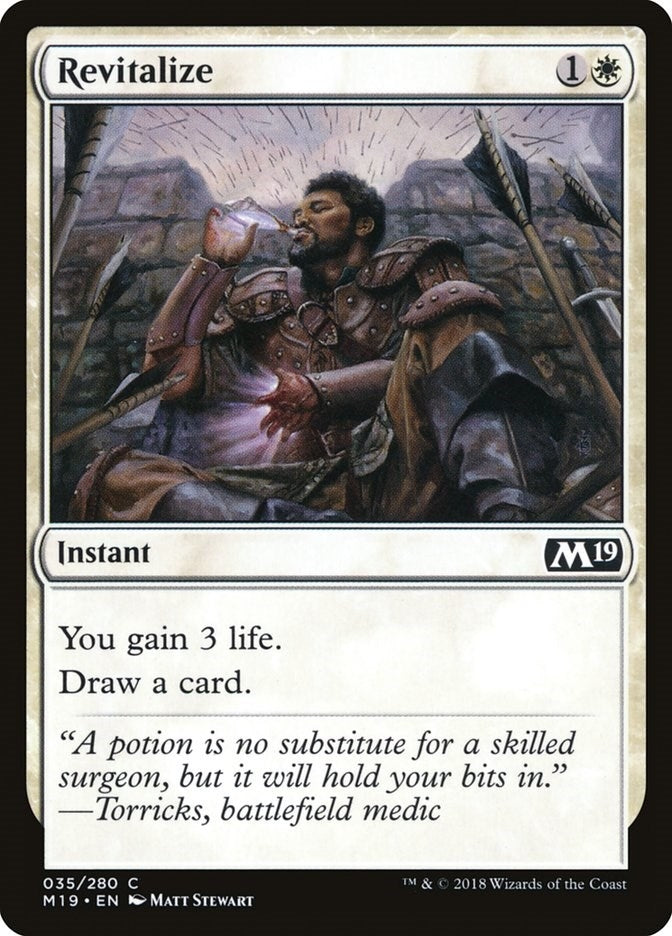 Image for Revitalize (35) [Core Set 2019] - Magic: The Gathering