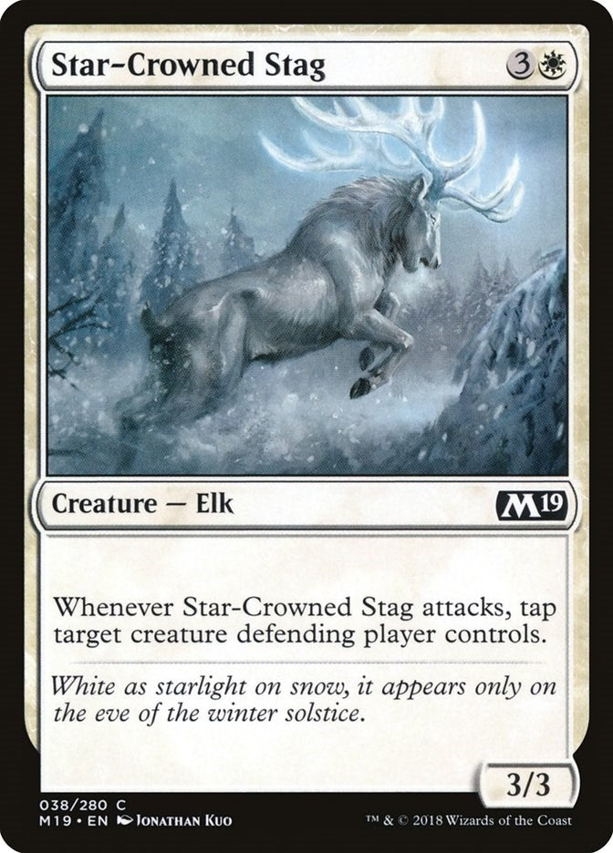Image for Star-Crowned Stag (38) [Core Set 2019] - Magic: The Gathering