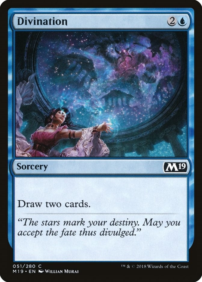 Image for Divination (51) [Core Set 2019] - Magic: The Gathering