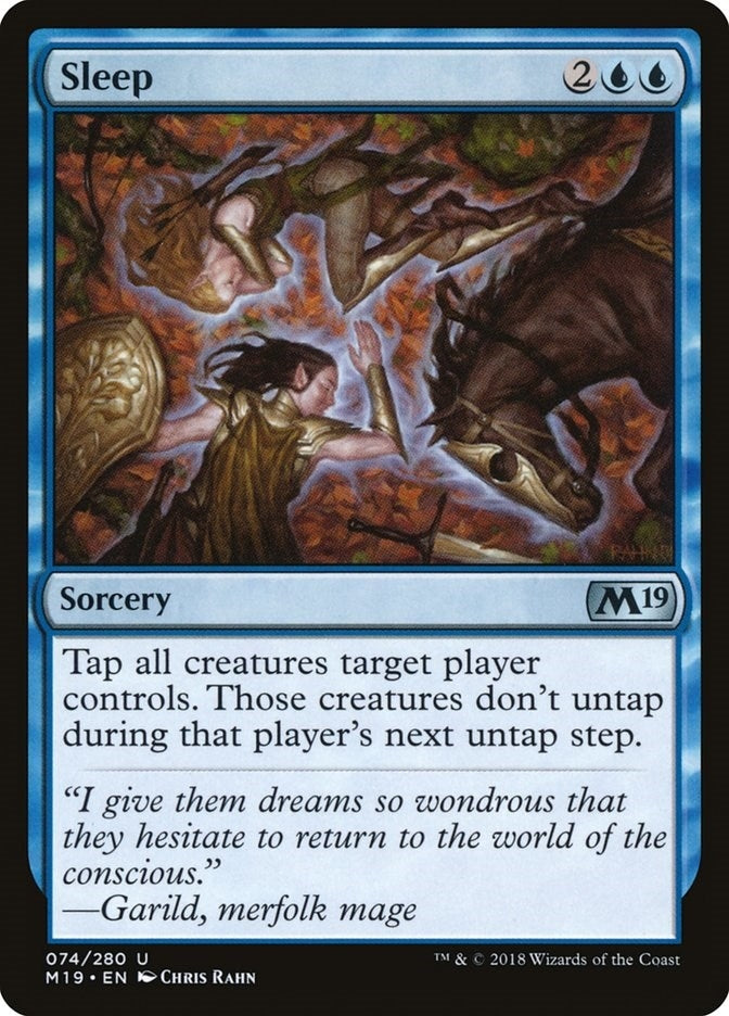 Image for Sleep (74) [Core Set 2019] - Magic: The Gathering