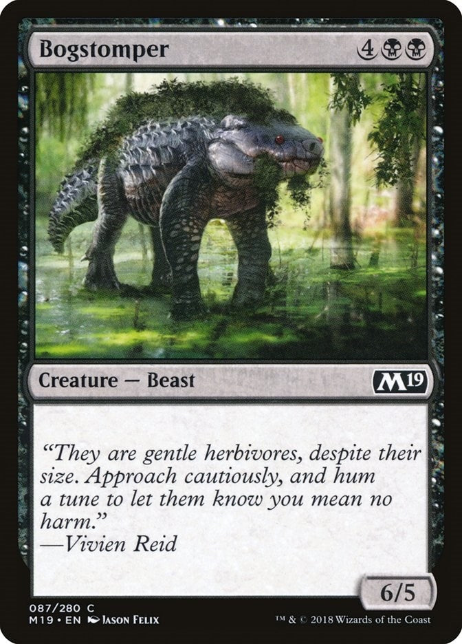 Image for Bogstomper (87) [Core Set 2019] - Magic: The Gathering