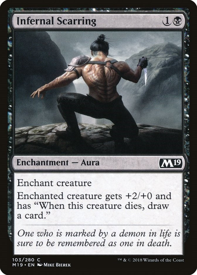 Image for Infernal Scarring (103) [Core Set 2019] - Magic: The Gathering
