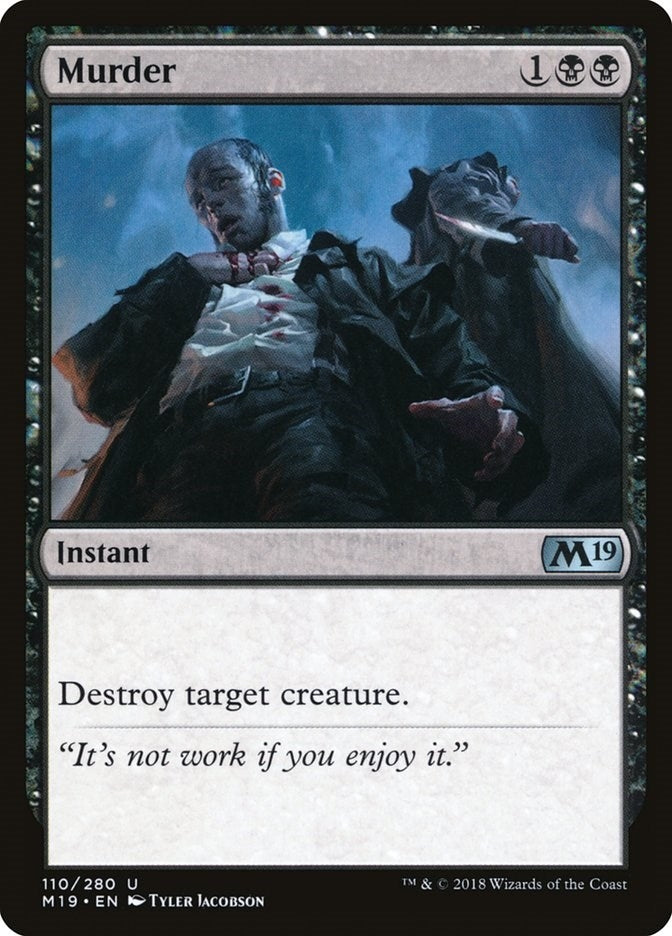 Image for Murder (110) [Core Set 2019] - Magic: The Gathering