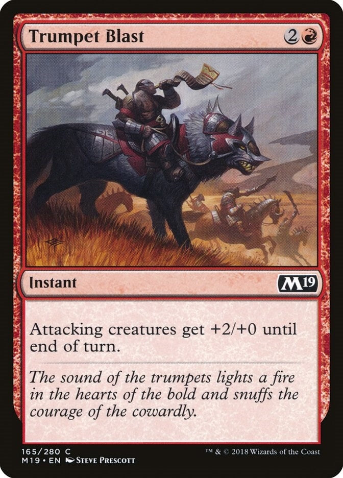 Image for Trumpet Blast (165) [Core Set 2019] - Magic: The Gathering