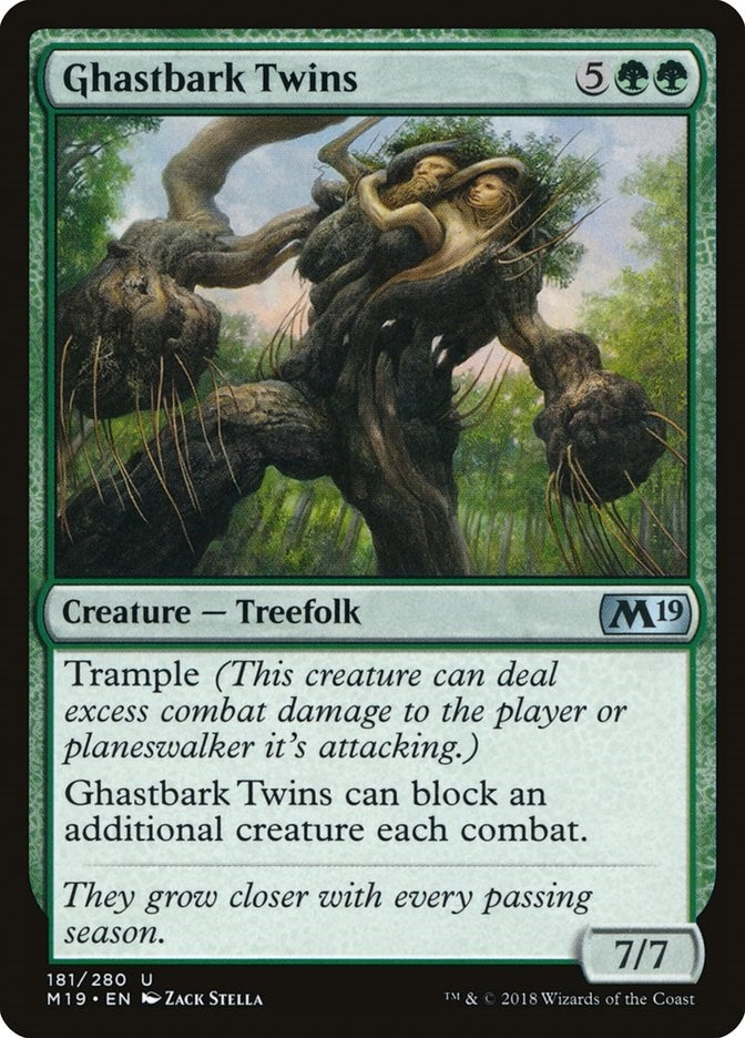 Image for Ghastbark Twins (181) [Core Set 2019] - Magic: The Gathering